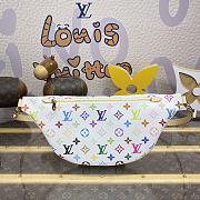 Kitlife Louis Vuitton High Rise Waist Bag White Multicolor - M13660 - 16x8x38cm - 6