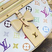 Kitlife Louis Vuitton High Rise Waist Bag White Multicolor - M13660 - 16x8x38cm - 2