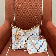 Kitlife Louis Vuitton Carryall Handbag White Multicolor - M13661 - 29x24x12cm - 1