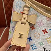 Kitlife Louis Vuitton Carryall Handbag White Multicolor - M13661 - 29x24x12cm - 3