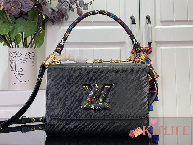 Louis Vuitton Nano Diane Baguette Handbag Multicolor Black - M14194 - 19x10.5x6cm - 1