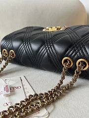 Kitlife Valentino Garavani Bag In Black Quilted Lambskin 23x17x8cm - 3