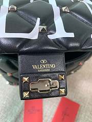 Kitlife Valentino Candystud VLTN Top Handle Bag Black 23×11×17cm - 6