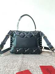 Kitlife Valentino Candystud VLTN Top Handle Bag Black 23×11×17cm - 2