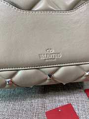 Kitlife Valentino Candy Stud Top Handle Bag Beige 23×11×17cm - 3