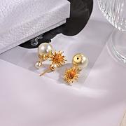 Kitlife Dior Sunflower Earrings - 2
