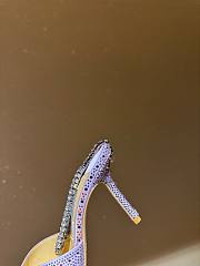 Kitlife Jimmy Choo Saeda 100mm Crystal-embellished Pumps Purple & Orange - 6