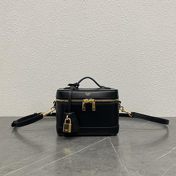 Kitlife Celine Vanity Bag Black 119463 18x10x13cm