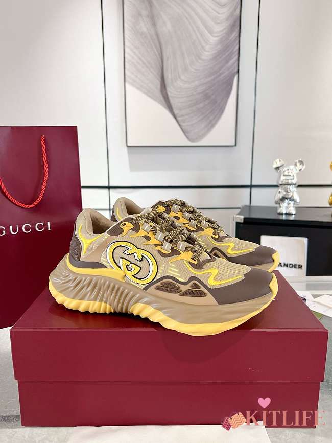 Kitlife Gucci Ripple Sneaker Yellow - 1