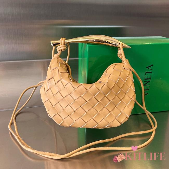 Kitlife Bottega Veneta Sardine Bag Beige 20x12x2.5cm - 1