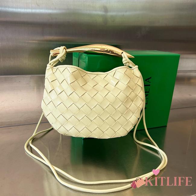 Kitlife Bottega Veneta Sardine Bag Light Yellow 20x12x2.5cm - 1