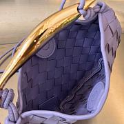 Kitlife Bottega Veneta Sardine Bag Purple 20x12x2.5cm - 3
