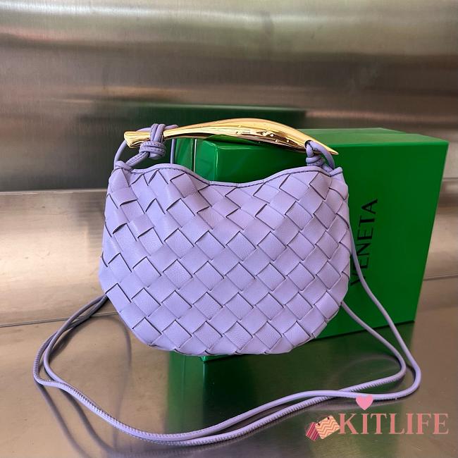 Kitlife Bottega Veneta Sardine Bag Purple 20x12x2.5cm - 1
