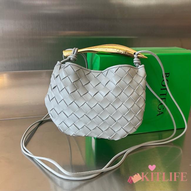 Kitlife Bottega Veneta Sardine Bag Grey 20x12x2.5cm - 1