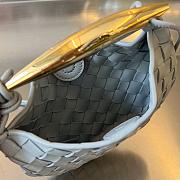 Kitlife Bottega Veneta Sardine Bag Grey 20x12x2.5cm - 3