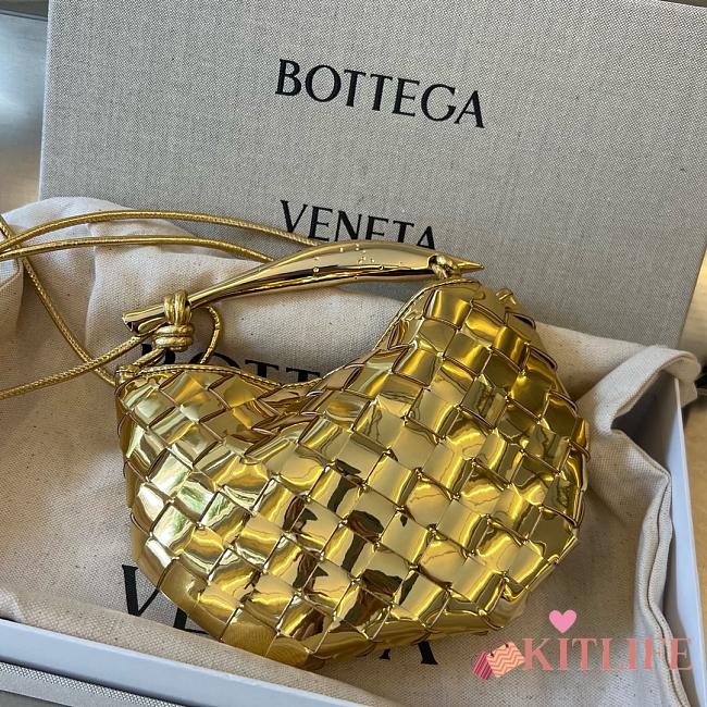 Kitlife Bottega Veneta Sardine Bag Gold 20x12x2.5cm - 1