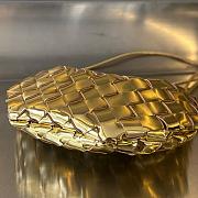 Kitlife Bottega Veneta Sardine Bag Gold 20x12x2.5cm - 4