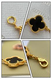 Kitlife Van Cleef & Arpels Bracelet Black in Gold/ Rose Gold - 2