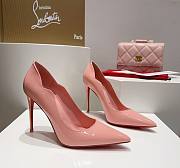 Kitlife Christian Louboutin Hot Chick Patent Leather Pumps Pink - 1