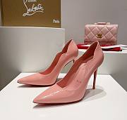 Kitlife Christian Louboutin Hot Chick Patent Leather Pumps Pink - 3