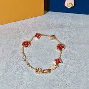 Kitlife Louis Vuitton Red Five-flower Bracelet  - 1