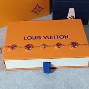 Kitlife Louis Vuitton Red Five-flower Bracelet  - 6