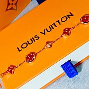 Kitlife Louis Vuitton Red Five-flower Bracelet  - 2