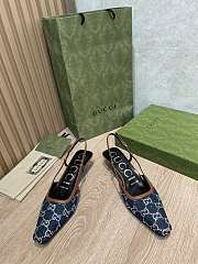 Kitlife Gucci Slingbacks Dark Blue Denim - 6