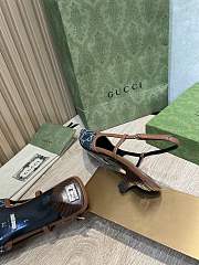 Kitlife Gucci Slingbacks Dark Blue Denim - 3