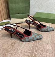 Kitlife Gucci Slingback Pumps Light Blue - 1