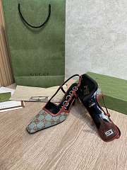 Kitlife Gucci Slingback Pumps Light Blue - 4