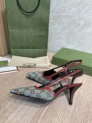 Kitlife Gucci Slingback Pumps Light Blue - 3