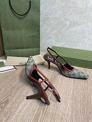 Kitlife Gucci Slingback Pumps Light Blue - 2