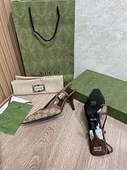 Kitlife Gucci Slingback Pumps Brown & Beige - 6