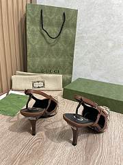 Kitlife Gucci Slingback Pumps Brown & Beige - 5