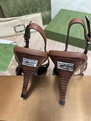 Kitlife Gucci Slingback Pumps Brown & Beige - 2