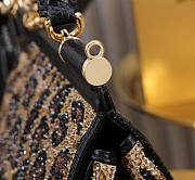 Kitlife Dolce & Gabbana Leopard Rhinestone Sicily Shoulder Bag 20x16x8cm - 2
