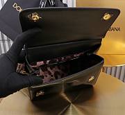 Kitlife Dolce & Gabbana Black Patent Leather Sicily Bag 20x16x8cm - 4