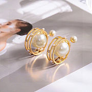 Kitlife Dior Letter CD Earrings - 1