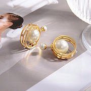 Kitlife Dior Letter CD Earrings - 3
