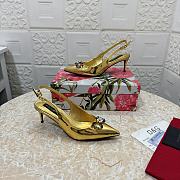 Kitlife Dolce & Gabbana Diamond Slingbacks in Gold - 1