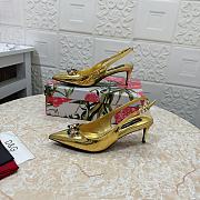 Kitlife Dolce & Gabbana Diamond Slingbacks in Gold - 3