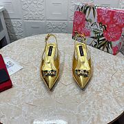 Kitlife Dolce & Gabbana Diamond Slingbacks in Gold - 2