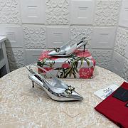 Kitlife Dolce & Gabbana Diamond Slingbacks in Silver - 1