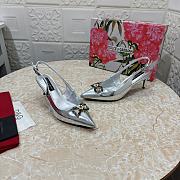 Kitlife Dolce & Gabbana Diamond Slingbacks in Silver - 2