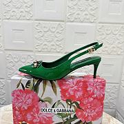Kitlife Dolce & Gabbana Diamond Slingbacks in Green - 4