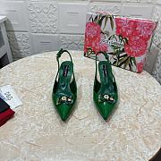 Kitlife Dolce & Gabbana Diamond Slingbacks in Green - 2