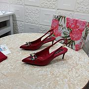 Kitlife Dolce & Gabbana Diamond Slingbacks in Red - 6