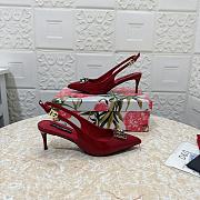 Kitlife Dolce & Gabbana Diamond Slingbacks in Red - 3