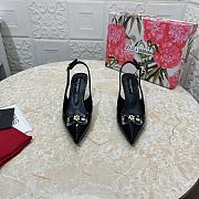 Kitlife Dolce & Gabbana Diamond Slingbacks in Black - 5